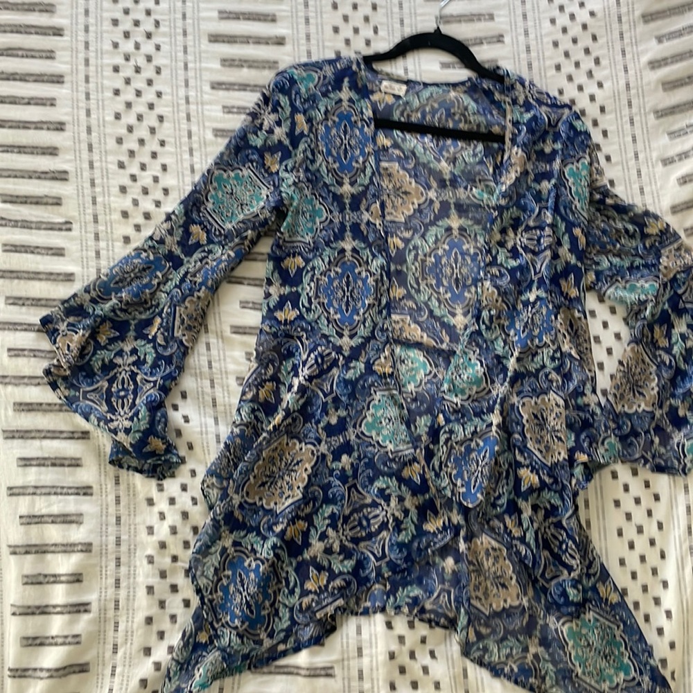 See through, Hollister Blue Cover-Up, Boho style